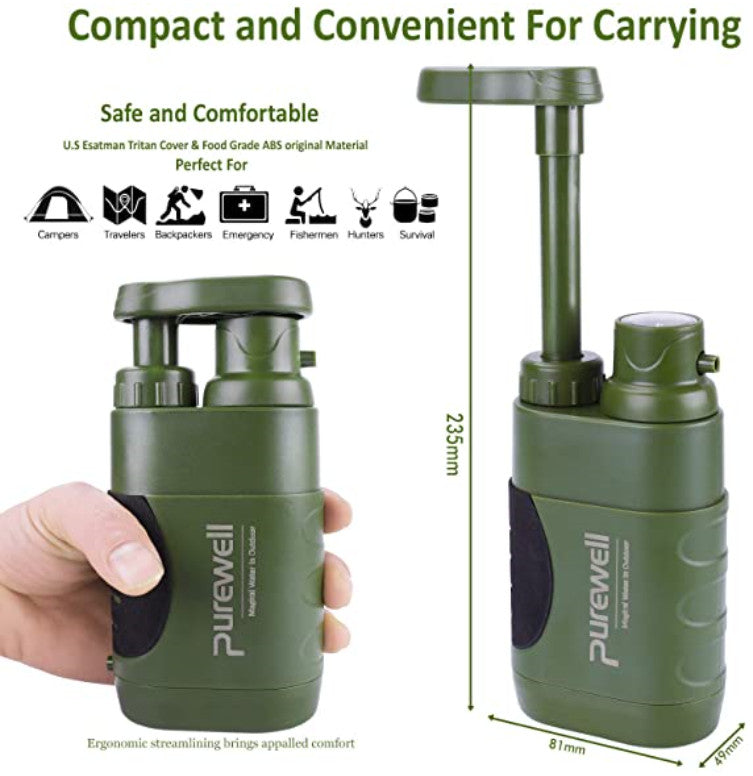 Load image into Gallery viewer, Miniwell Outdoor Survival Water Purifier Tool
