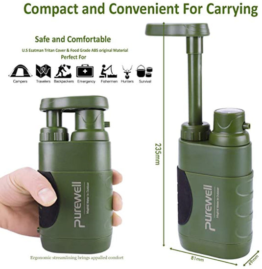Miniwell Outdoor Survival Water Purifier Tool