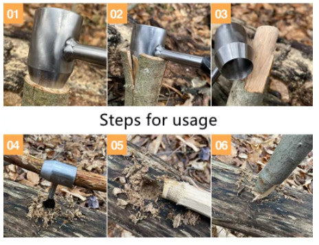Load image into Gallery viewer, Bushcraft Hand Hole Auger/Drill
