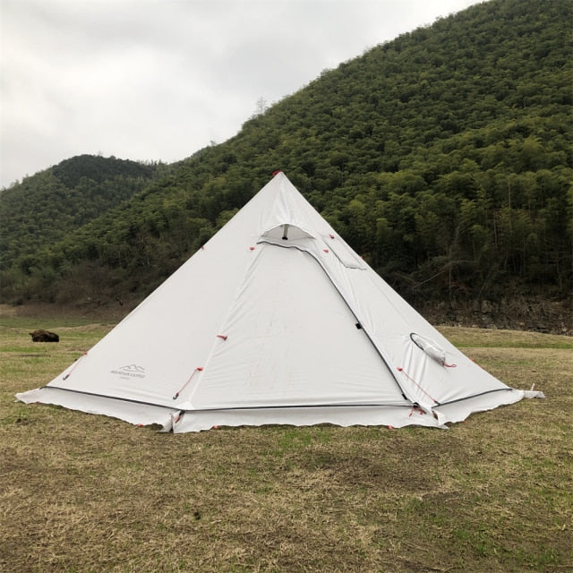 Load image into Gallery viewer, Medium Ultralight Winter Pyramid Tent with Snow Skirt
