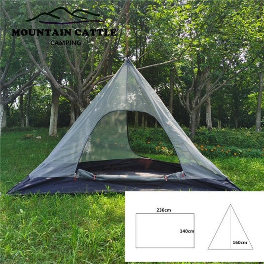 bug mesh tent Large Pyramid Tent Bug Mesh for 2 Accessory – RedSquirrelBushCraft